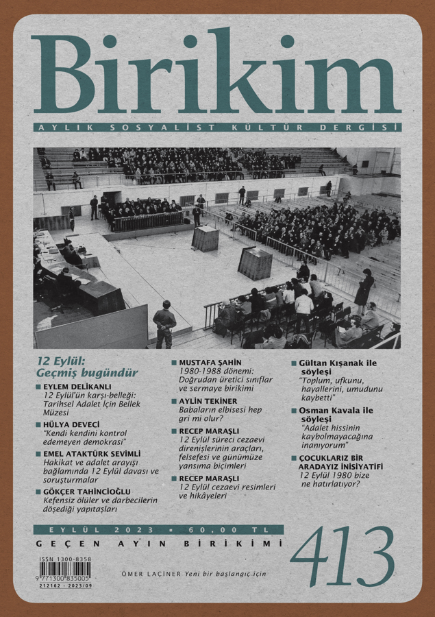 Birikim Sayı 413 - Eylül 2023